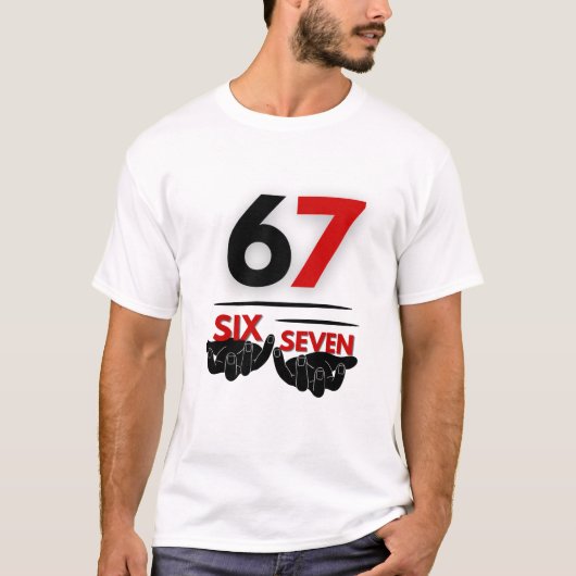 Six seven  t-shirt (Voorkant)