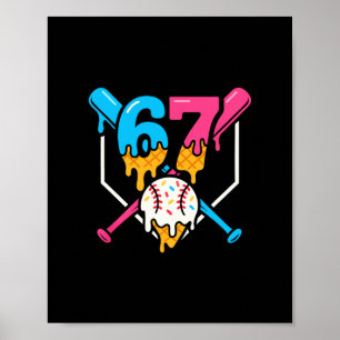 Six Seven Verkopen Ijs Koel Drip 67 Gen Alpha Sl Poster