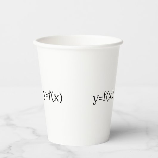 Six Sigma-formule, PROBLEM SOLVING-vergelijking Papieren Bekers (Voorkant)