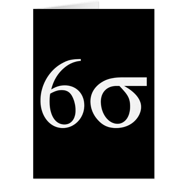 Six Sigma (Lean Six Sigma) (Voorkant)