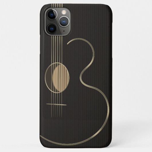 Six String Acoustic Guitar Case-Mate iPhone Case (Achterkant)