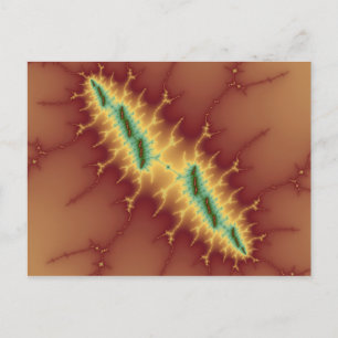 Six Stripes - Carte Postale Fractée