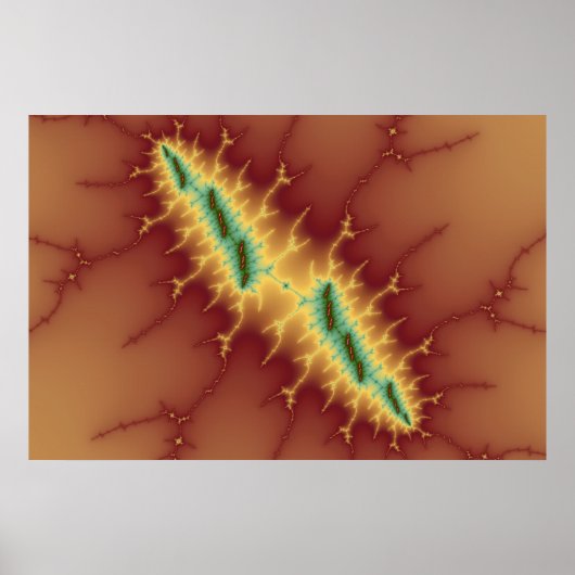 Six Stripes - Poster Fractal (Devant)