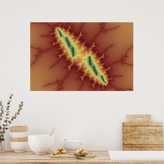 Six Stripes - Poster Fractal (Cuisine)