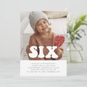 Six - Super Photo Invitation Anniversaire (Debout devant)