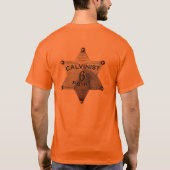 Six T-shirts de calviniste de point (Dos)