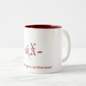 Six tasses (rouges) (Devant droit)