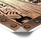 Sixième affiche annuelle de la coulée de fer de We (Coin)