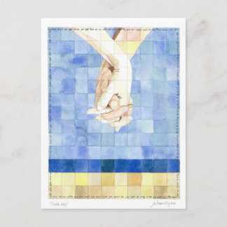 Sixième jour (7 jours de création) Carte postale