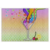 SIXTEITEN POP ART STYLE MARTINI SNIJPLANK (Voorkant)