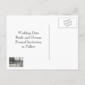 Sixties Circles Sla de datum op Aankondigingskaart (Achterkant)