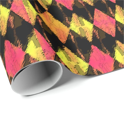 Sixties-Paris-Mode Argyle Cadeaupapier (Rol Hoek)