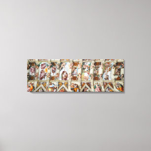 Sixtijnse Kapel Michelangelo - Vaticaan, Rome, Ita Canvas Afdruk