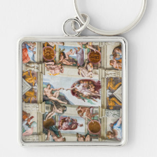 Sixtijnse Kapel Michelangelo - Vaticaan, Rome, Ita Sleutelhanger