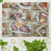 Sixtijnse Kapel Michelangelo - Vaticaan, Rome, Ita Theedoek (Gevouwen)