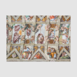 Sixtijnse Kapel Michelangelo - Vaticaan, Rome, Ita Tissuepapier