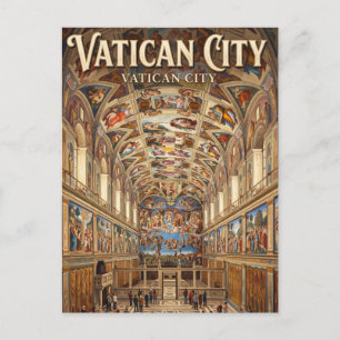 Sixtijnse Kapel Vaticaanstad Briefkaart