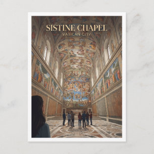 Sixtijnse Kapel Vaticaanstad Reizen Briefkaart