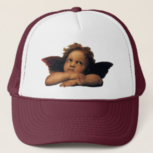 Sixtijnse Madonna, engelen detail van Raphael Sanz Trucker Pet
