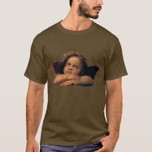 Sixtijnse Madonna, engelendetail van Raphael Sanzi T-shirt