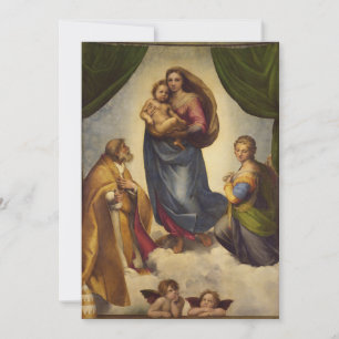 Sixtijnse Madonna van Raphael Kaart
