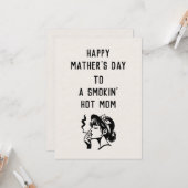 Sizzelende Heete Moeder? Deze Moederdagkaart is vo Kaart (Voorkant / Achterkant in situ)