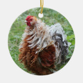 Sizzle Frizzle Fluffy Chicken Keramisch Ornament (Voorkant)