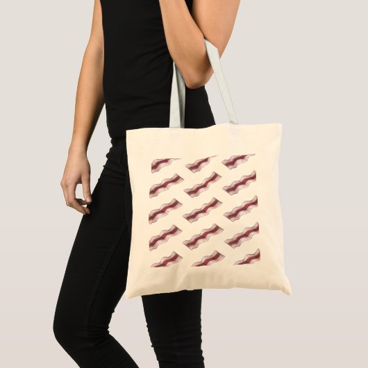 Sizzlin' Bacon Slices Canvas tas (Voorkant (product))