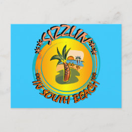 Sizzlin in South Beach Briefkaart