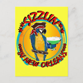 SIZZLIN PARROTS BRIEFKAART