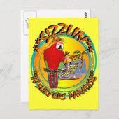 SIZZLIN PARROTS BRIEFKAART (Voorkant / Achterkant)