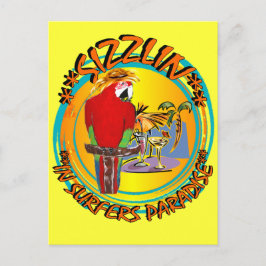 SIZZLIN PARROTS BRIEFKAART