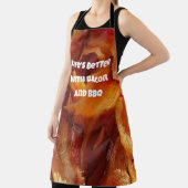 Sizzling Bacon Schort: Grappige Aangepaste Bacon Q Schort (Insitu)
