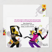 Sizzling Chicks Girl's Night Out uitnodiging (Voorkant / Achterkant)