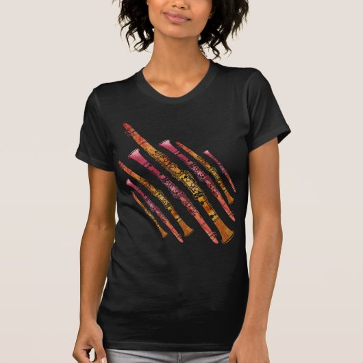 Sizzling Clarinets T-shirt (Voorkant)