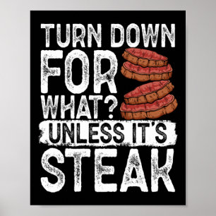 Sizzling Grill Meesterwerk voor Carnivoren Rare Me Poster
