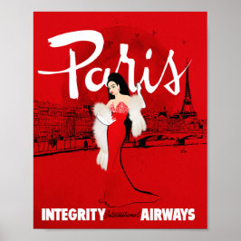 Sizzling in Paris Art Print