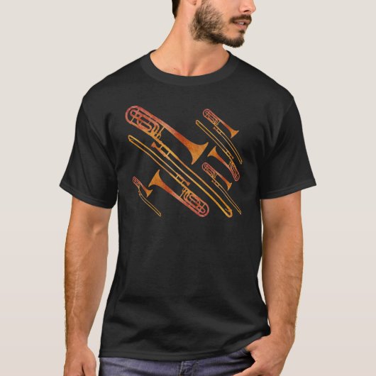 Sizzling Trombones T-shirt (Voorkant)