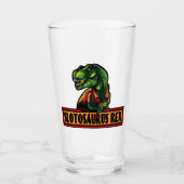 SJ Slotosaurus Rex Pint Glass Glas (Voorkant)