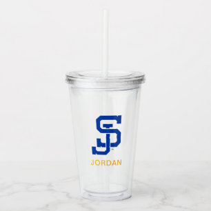 SJ Spartans logo Acryl Drinkbeker