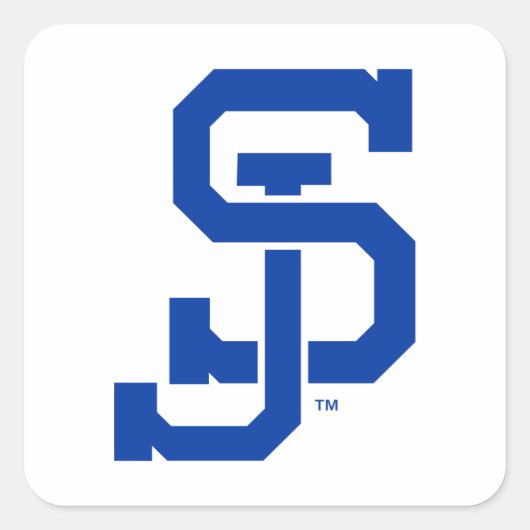 SJ Spartans logo Vierkante Sticker (Voorkant)