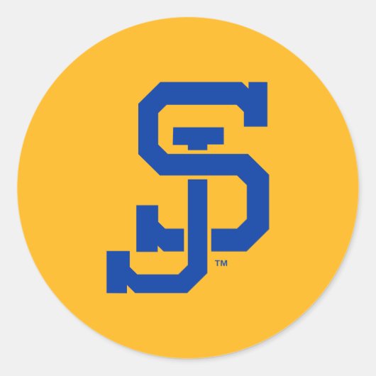 SJ Spartans Ronde Sticker (Voorkant)