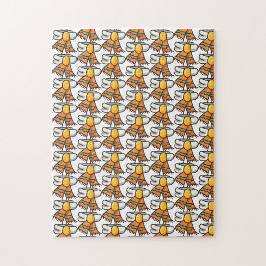 sjaal legpuzzel (Verticaal)