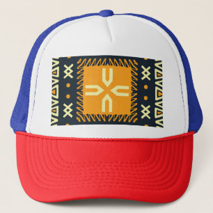 Sjaal ontwerp: Indiase Batikplein. Trucker Pet
