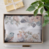 Sjabbykolibrie en -rozen tissuepapier (Geschenk)