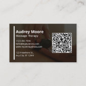 Sjablonen Design Moderne Massagetherapie Visitekaartje (Voorkant)