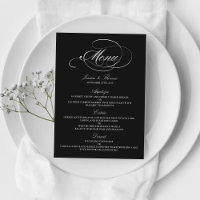 Sjablonen in het menu Elegant Black and White Wedd