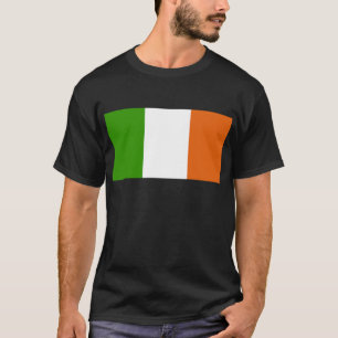 Sjablonen onder Ierse vlag T-shirt