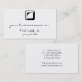 Sjablonen Visitekaartje (Voorkant / Achterkant)