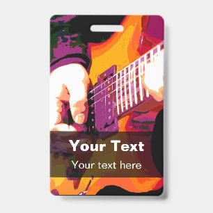 Sjablonen voor Music Concert Event Badge